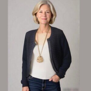 Luisa Cerano Black Cardigan sweater XLarge 16​​​​